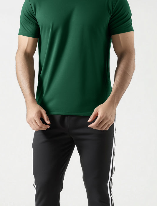 Men's Night Suit (Short Sleeves) Green and Black