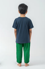 Boys T-shirt and Trouser (Blue shark)