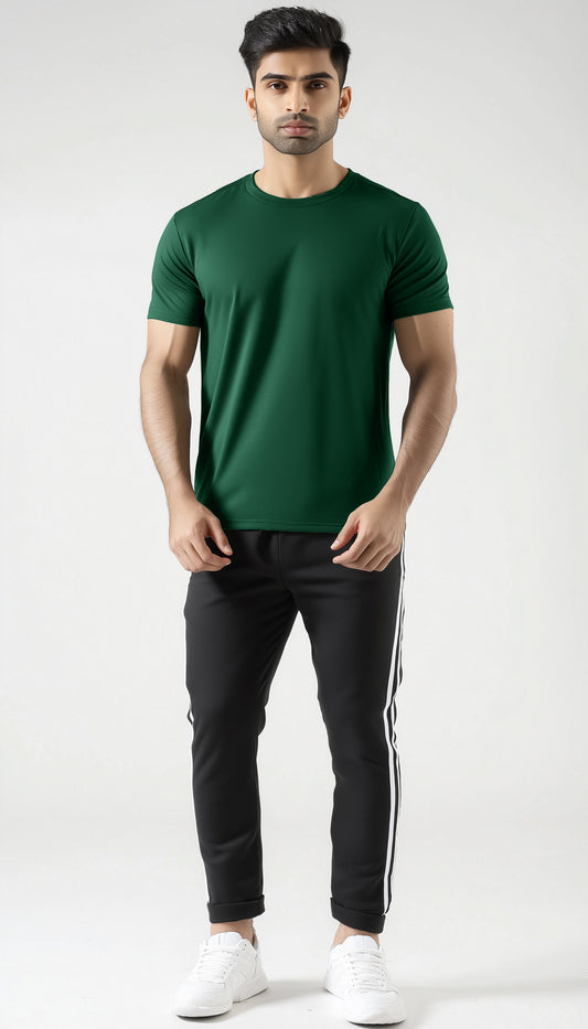 Men's Night Suit (Short Sleeves) Green and Black