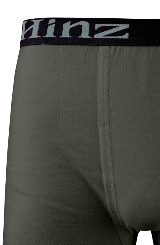 Men's Signature Cotton Boxer Shorts (Light Grey) 502