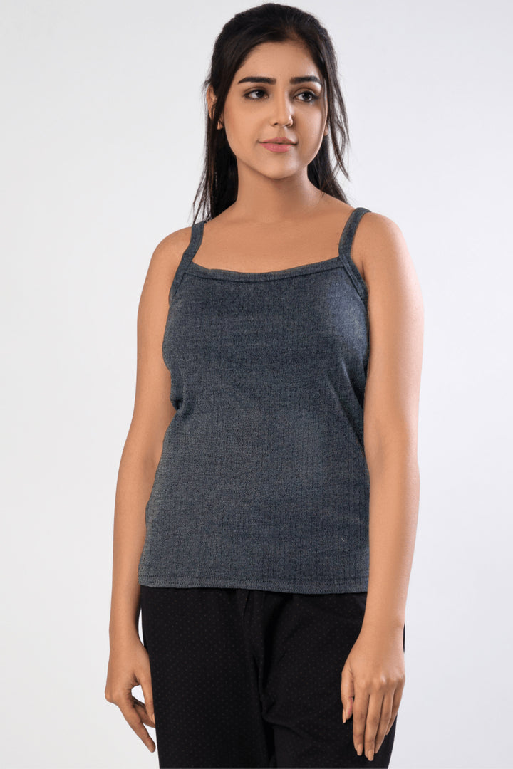 winter black thermal camis for women by hinz 