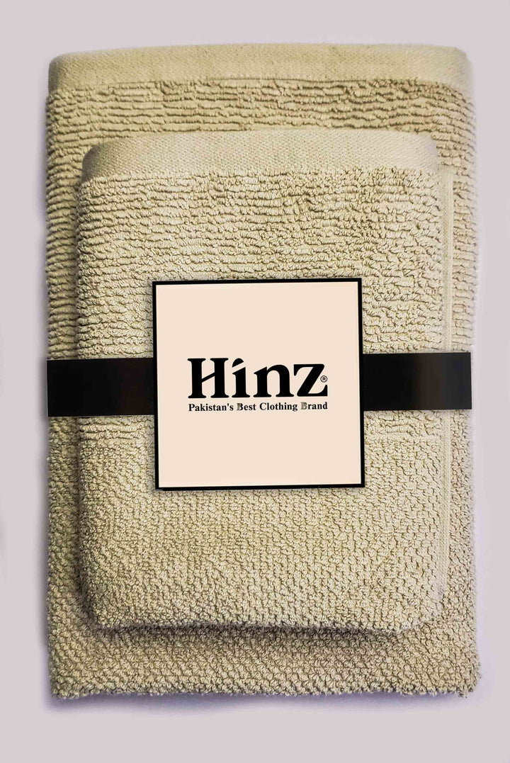 Greek Premium Bath & Hand Towels Beige