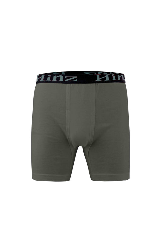 Men's Signature Cotton Boxer Shorts (Light Grey) 502