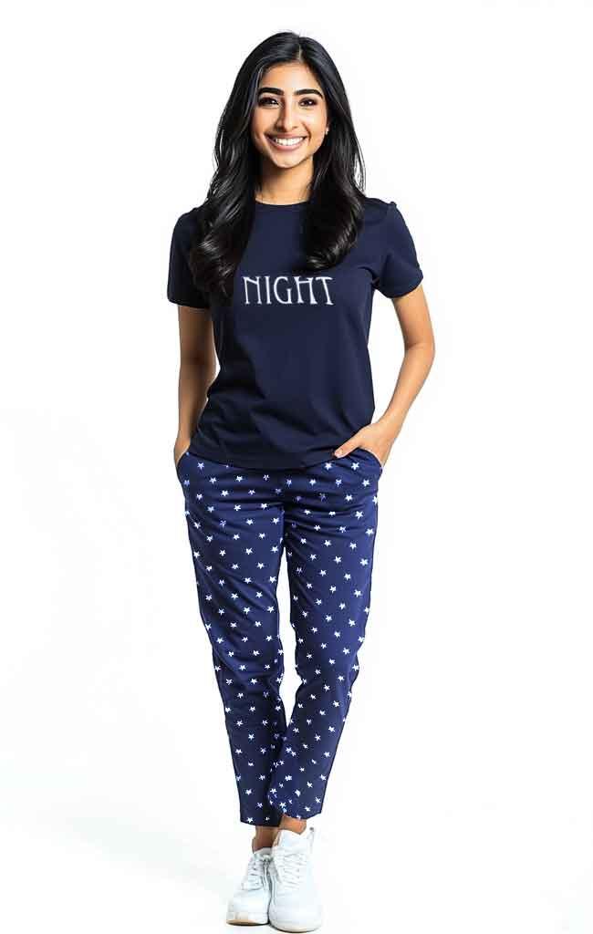 Women's Night Suit Short Sleeve (night navy)