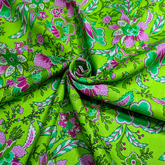 Lime Green Khaddar Suit (Unstitched)