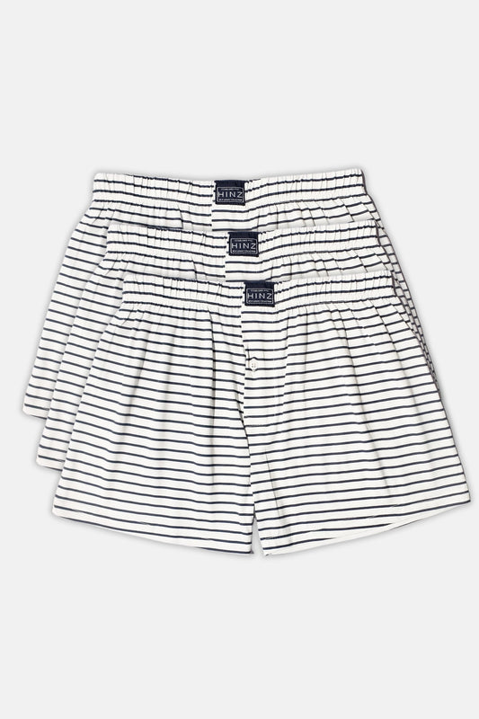 Men Cotton Stripe Jersey Boxer (Pack Of 3)