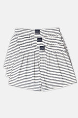 Men Cotton Stripe Jersey Boxer (Pack Of 3)