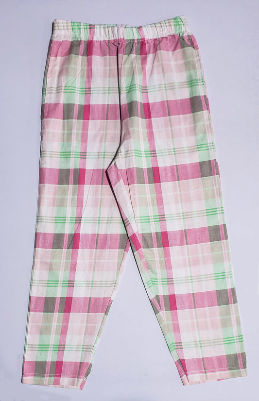 Cotton Check Trouser (Unisex)