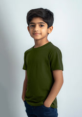 Unisex Kids Essential Tops - Half Sleeves