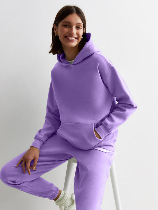 Lilac Hoodie & Sweatpants Set