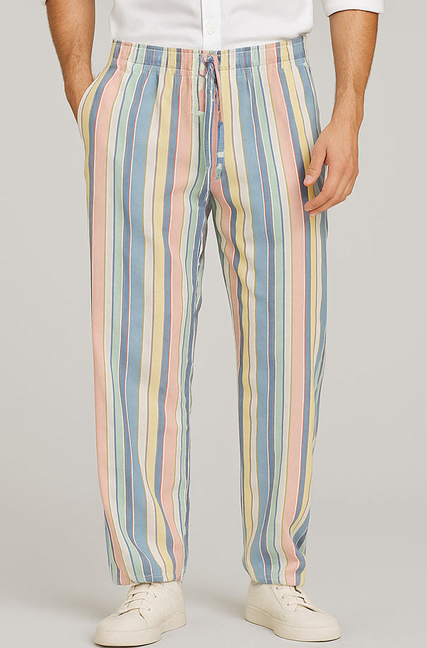 Men's Cotton Check Trouser (multi)