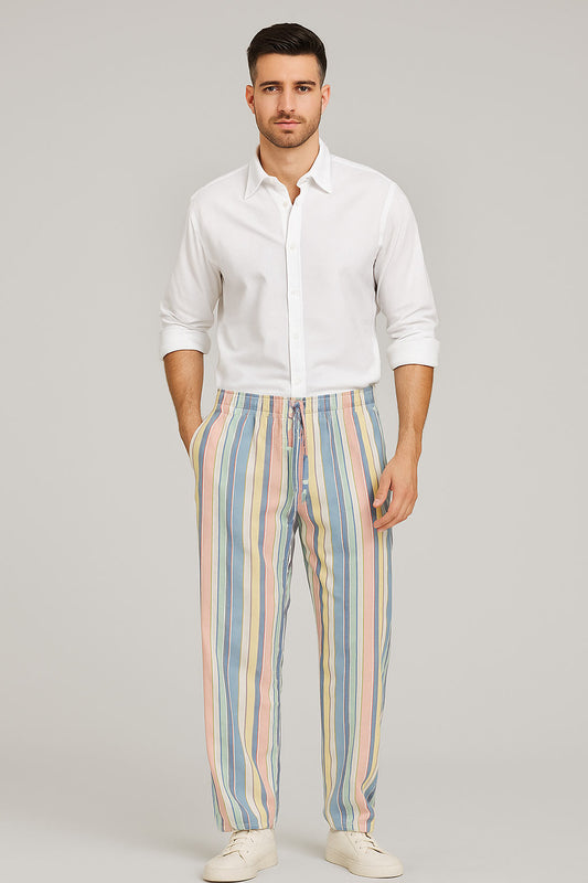 Men's Cotton Check Trouser (multi)