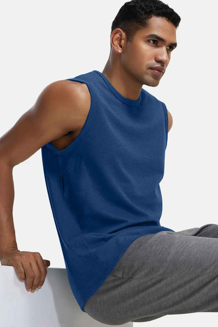 Loose fit gym vest for men