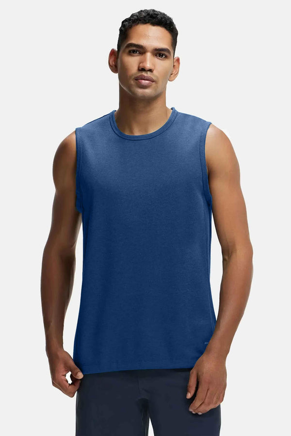 Loose fit gym vest for men