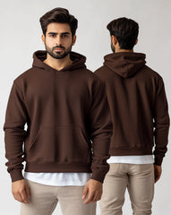 Unisex Premium Fleece- Hoodie (Brown)