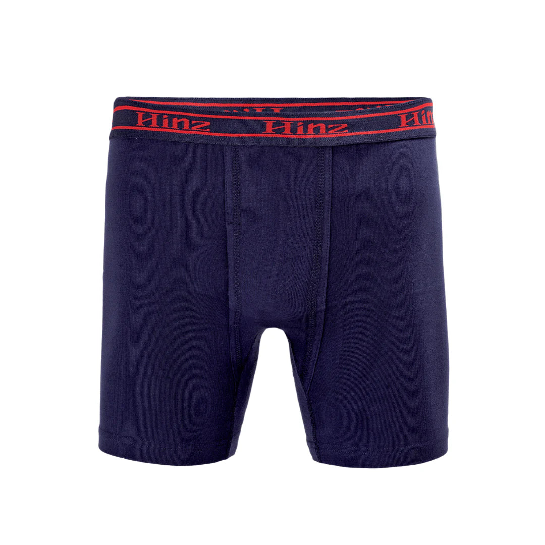 Men's Signature Cotton Boxer Shorts (Navy) 502
