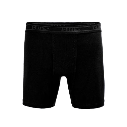 Men's Signature Cotton Boxer Shorts (Black) 502