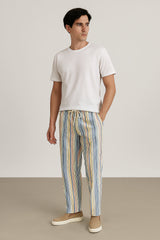 Men Cotton Trouser And Shirt (Multi Lining)