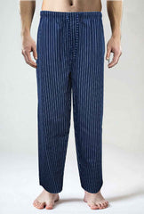 Men's Cotton Check Trouser (Navy Lining)