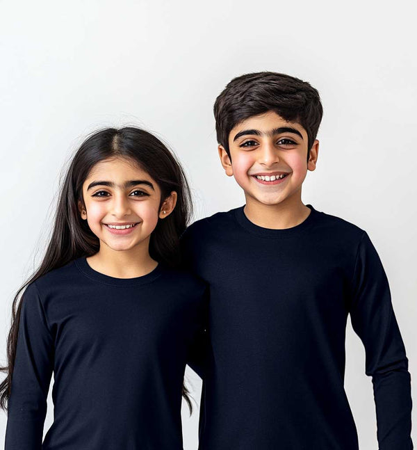 Boys Long Sleeves Round Neck