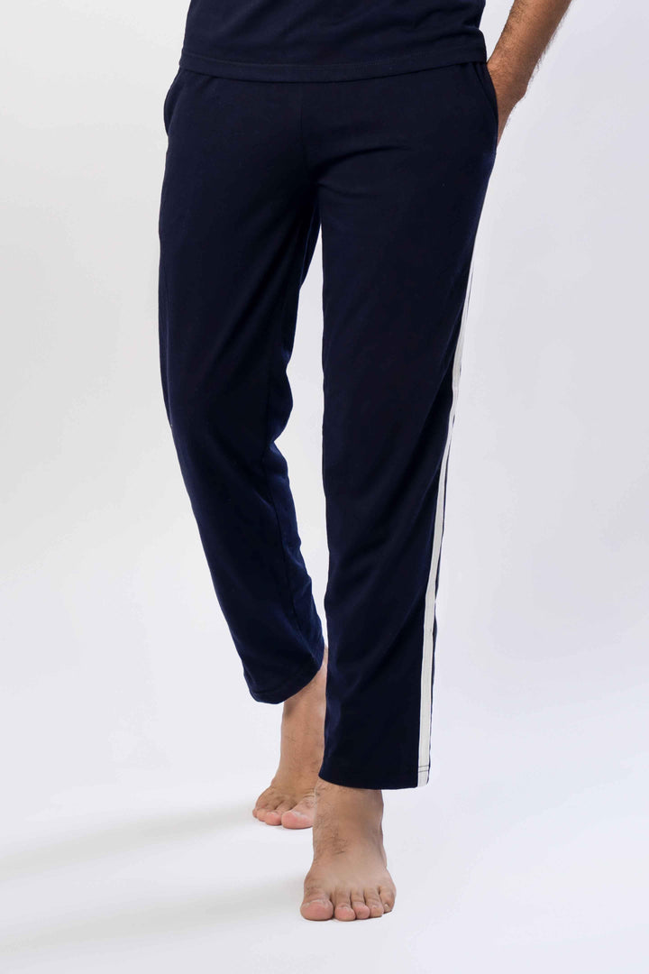 Men's Essential Side Stripe Trouser - Hinz Knit
