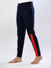 Max Zipper Premium Fitted Trouser (Navy)