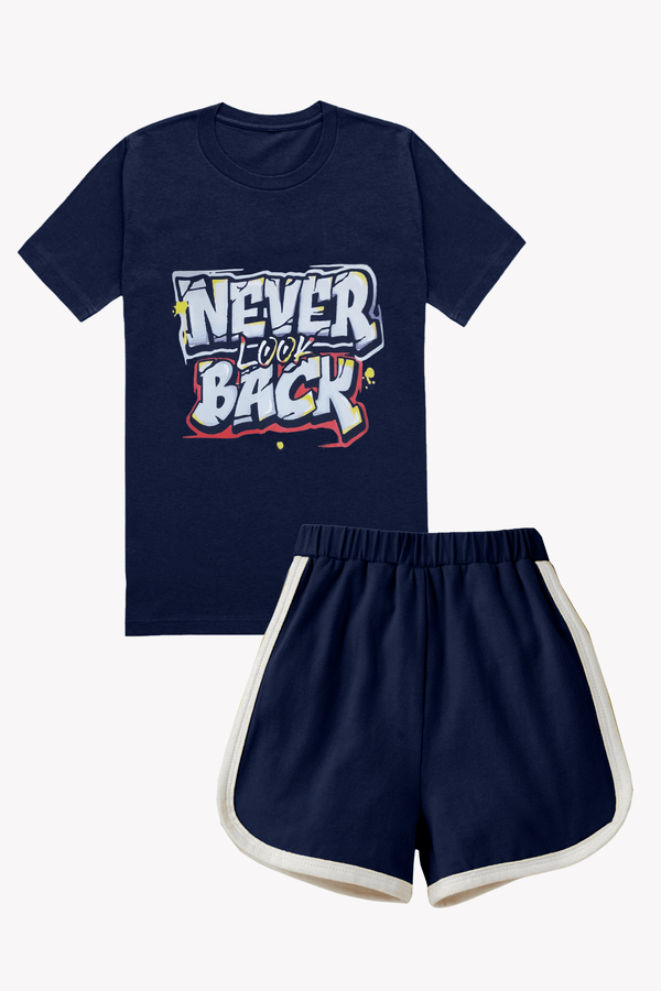 Boys T-Shirt & Nicker Set Blue