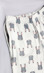 Girls T-shirt and Trouser (Bunny Printed)