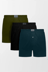 Men's Jersey  Boxer Shorts - PACK OF 3 COLORS TF