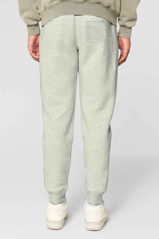 Premium Fleece joggers (mélange white)