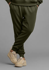 Fleece Olive Sweat Suit