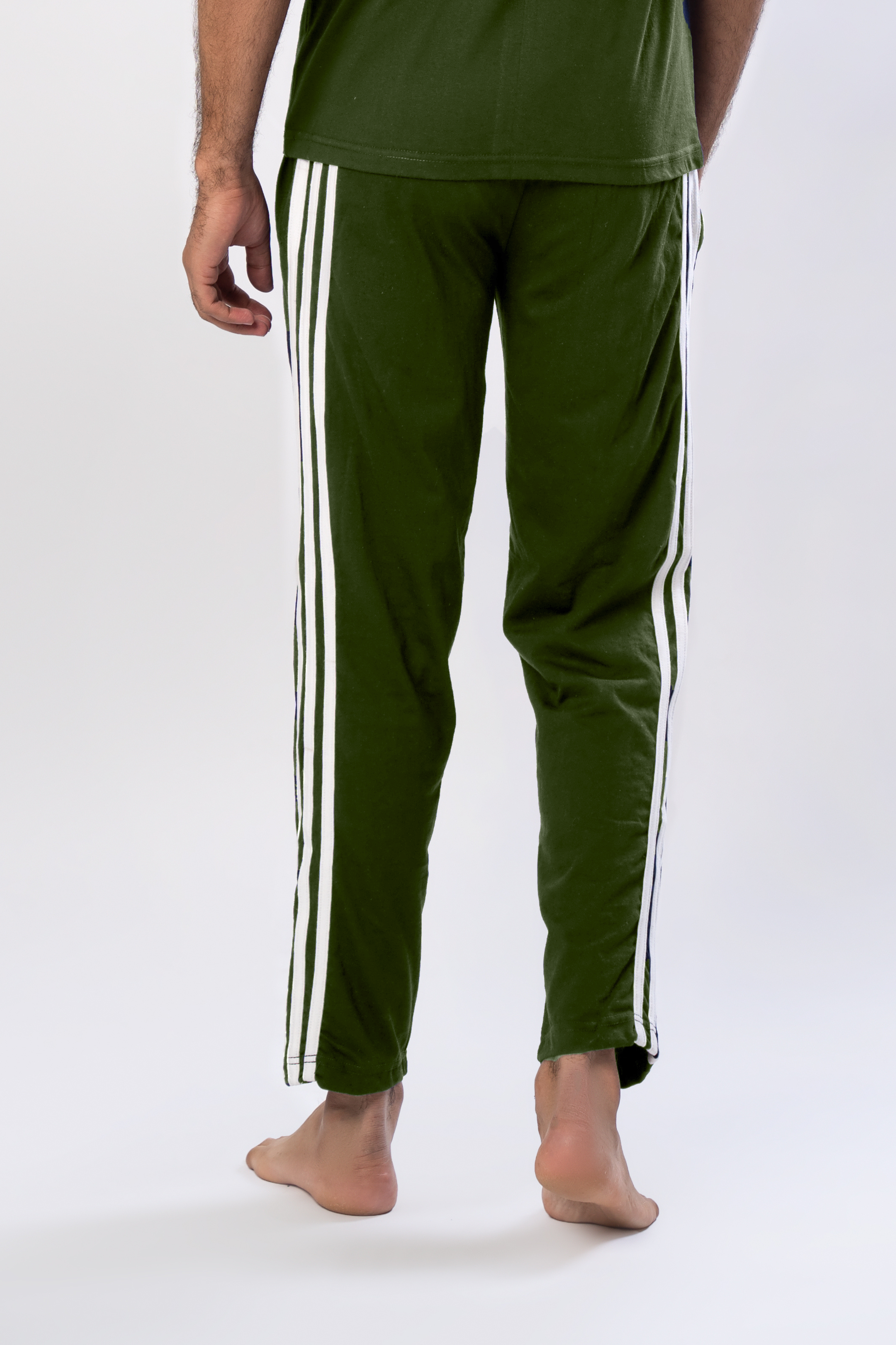 Men's pants with stripe 2025 down side