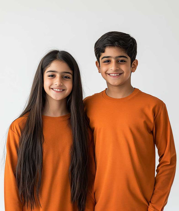 Boys Long Sleeves Round Neck