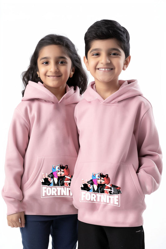 Kid's Premium Unisex Hoodie (Pink)