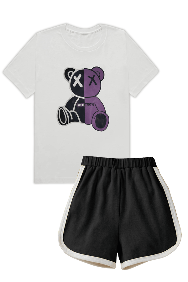 Unisex smile face T-Shirt & Nicker Set - Hinz Knit