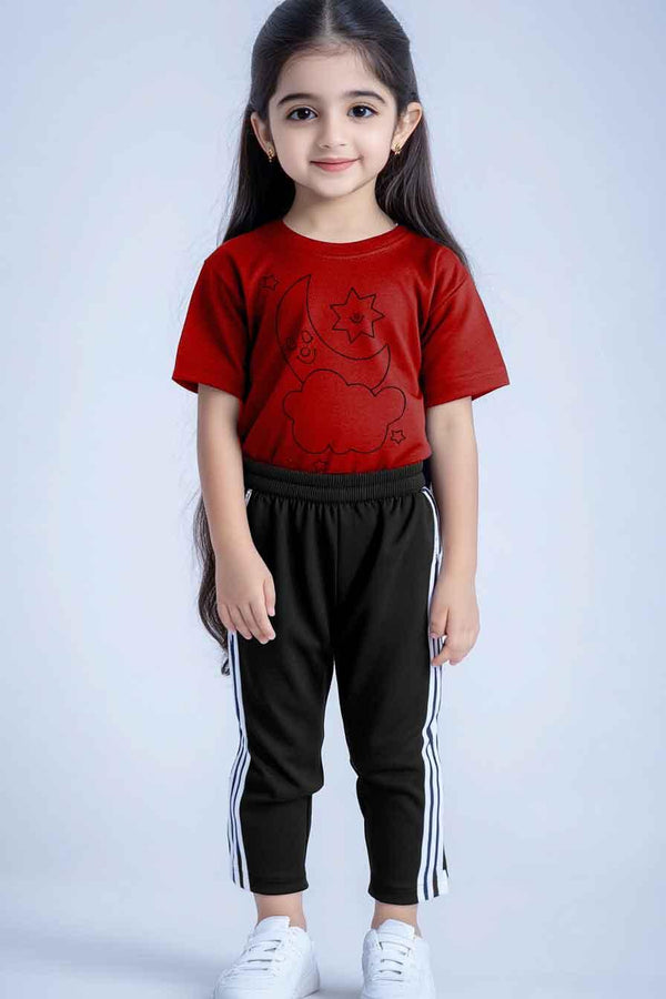 Girls T-Shirt and Trouser (Happy Moon)