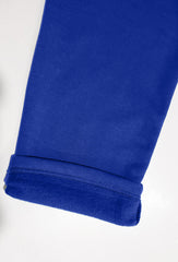 Men's Signature- Zipper Fleece Pants (Royal blue)