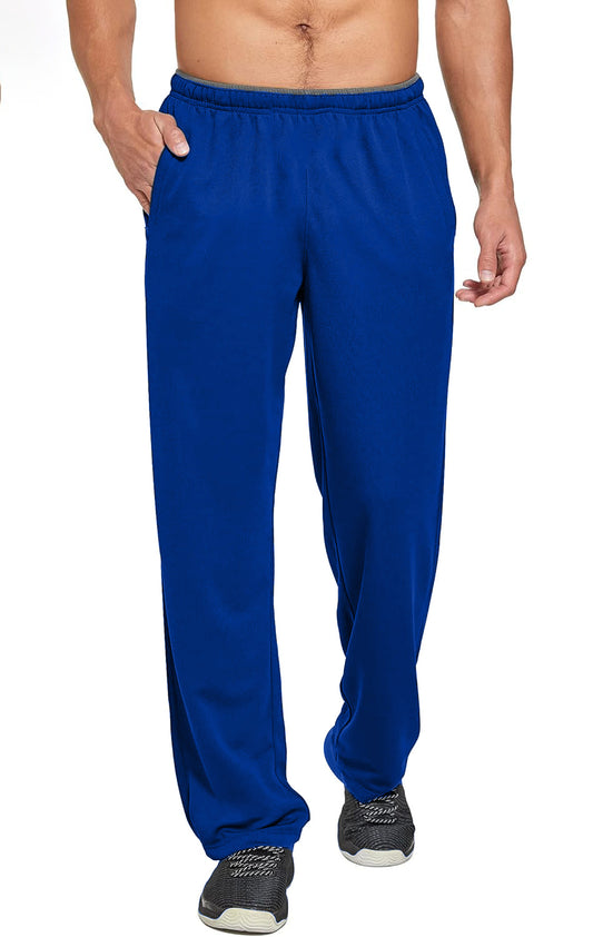 Men's Signature- Zipper Fleece Pants (Royal blue)