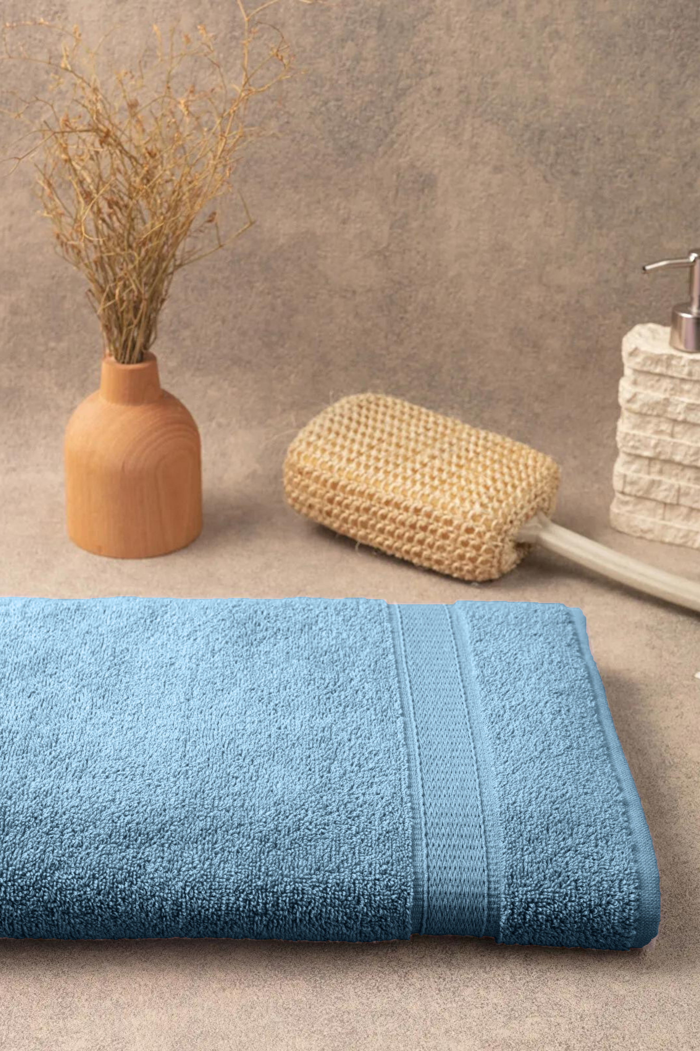 Cotton (1-Pcs) Bath Size Towels (27x54)