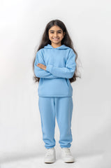 Unisex Sweat Pant & Hoodie Set (Fleece) Sky blue