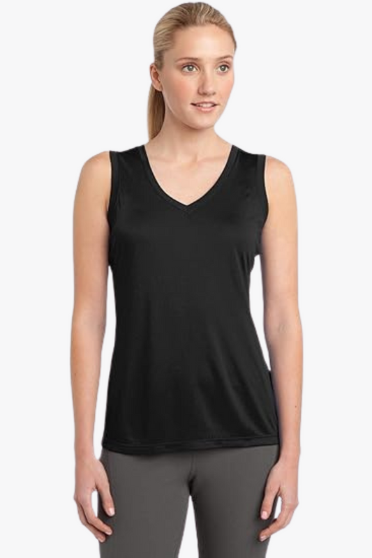 Women's V-Neck Sleeveless T-Shirt