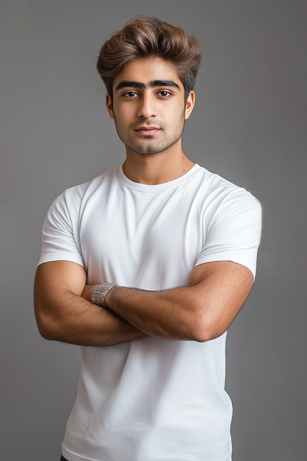 Men's Short Sleeves T-Shirt  White