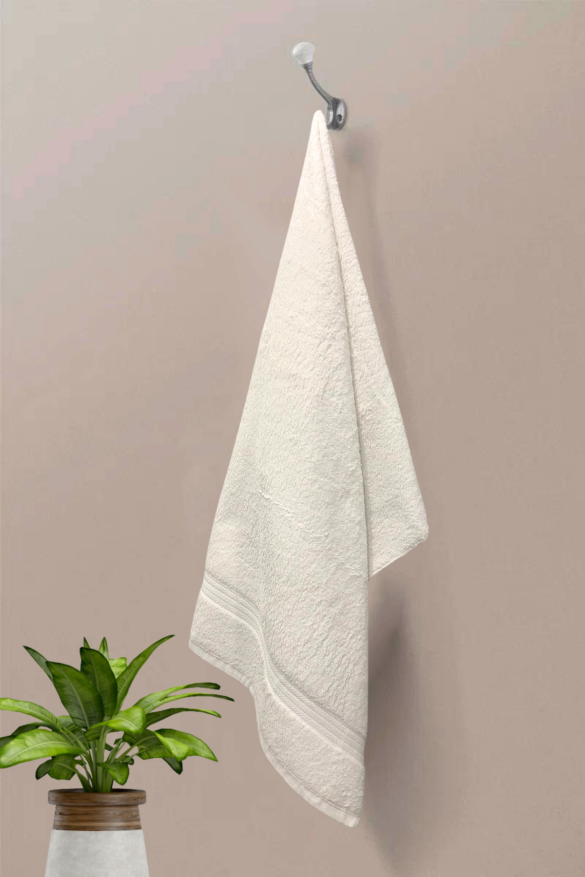 Cotton (1-Pcs) Bath Size Towels (24x40)