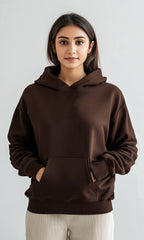 Unisex Premium Fleece- Hoodie (Brown)