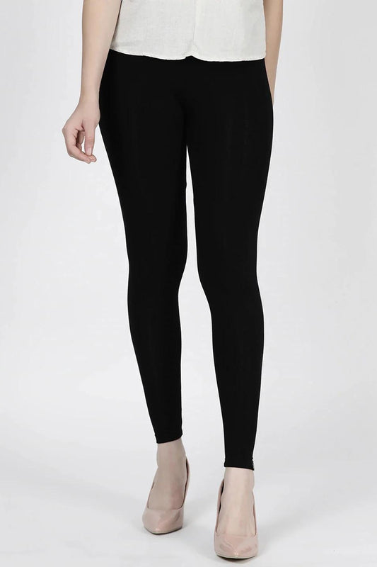 Hinz Classic Rib Leggings  (Black)