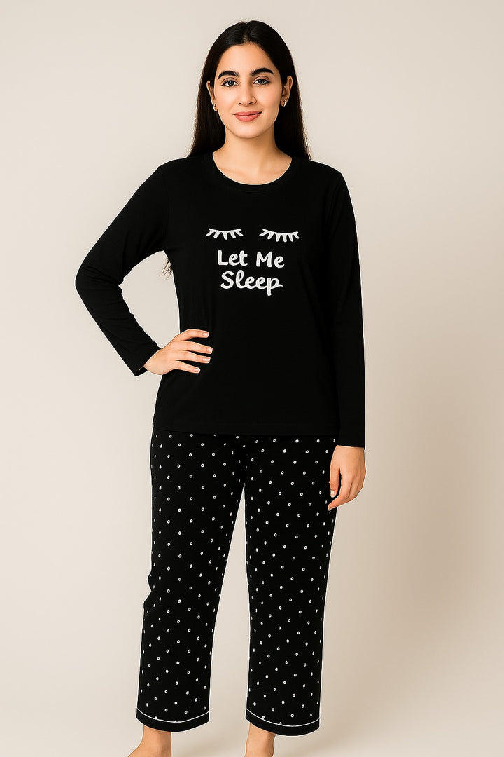 Black night dress for women by hinz