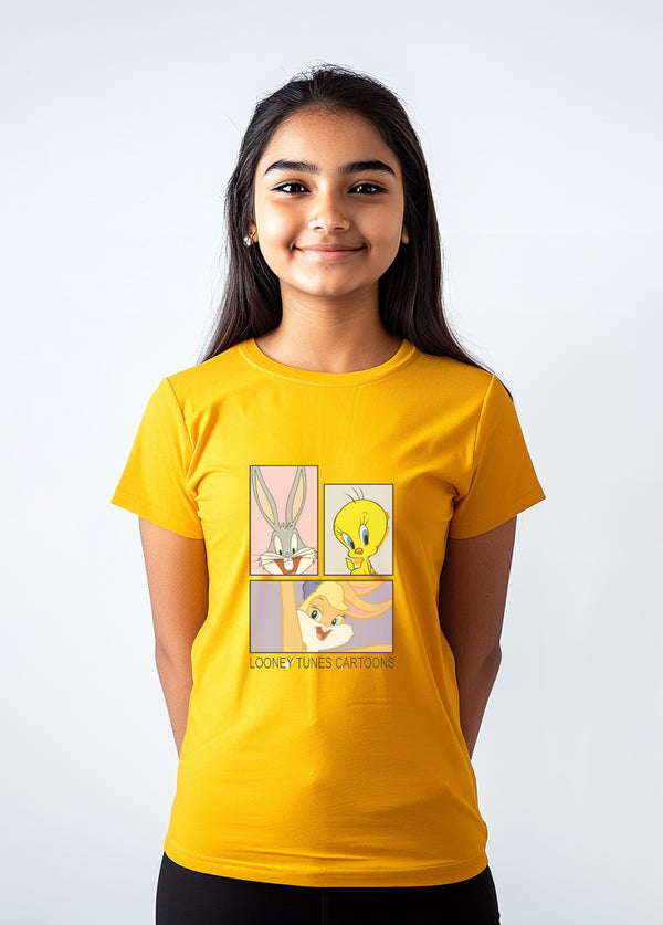Girls Premium Printed Top  Half Sleeve