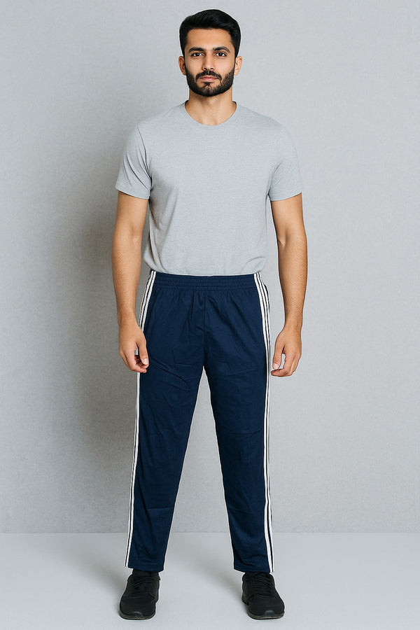 Men's Essential Side Stripe Trouser Zinc