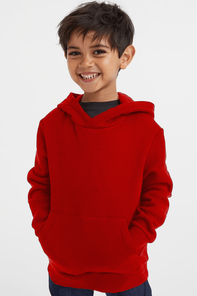 Kid's Premium Unisex Hoodie (Red) - Hinz Knit