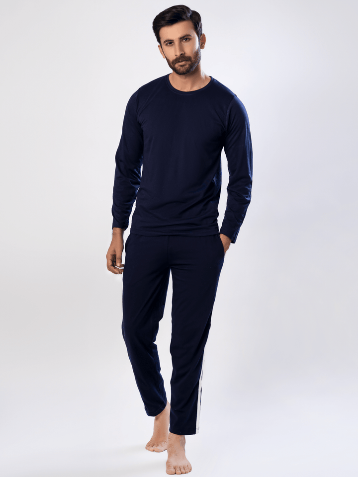 Men's Essential Night Suit (Full Sleeves) - Hinz Knit